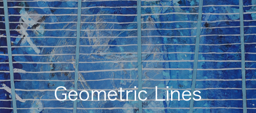 Abstract paintings exploring the harmony of structure and clean lines, from the Geometric Lines series by Asahi Tanaka.