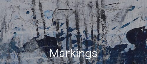 Rhythmic abstract paintings created from the meditative, repetitive action of mark-making, from the Markings series by Asahi Tanaka.