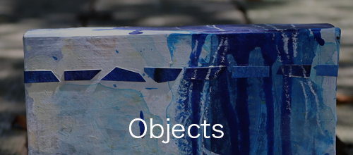 Sculptural objects and paintings that study the essential, abstract form of everyday things, from the Objects series by Asahi Tanaka.