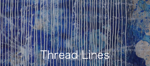 Delicate, thread-like abstract drawings exploring connection and narrative, from the Thread Lines series by Asahi Tanaka.