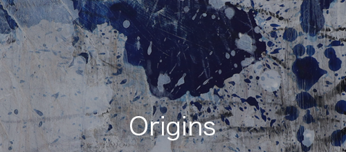 Textural abstract paintings defined by the primal beauty of the foundational layers, the very starting point of the artistic process, from the Origins series by Asahi Tanaka.